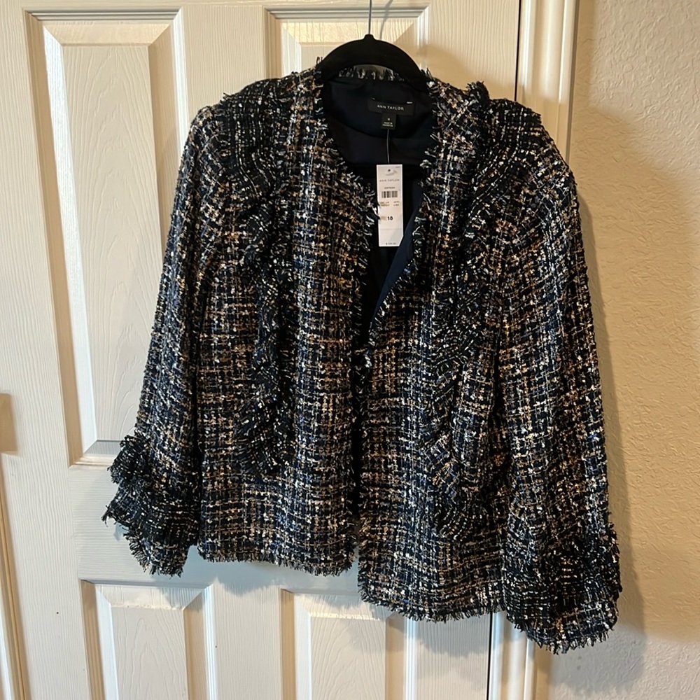 New with tags Ann Taylor tweed  jacket